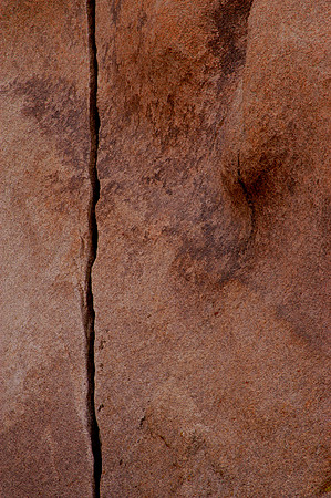cracked and worn