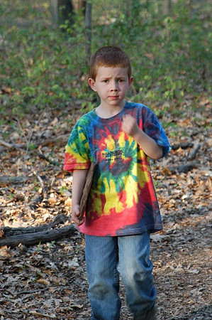 hiking with big rock