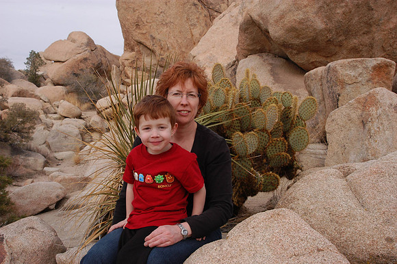 ann and matthew at joshua tree