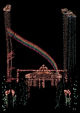 rainbow light gazebo