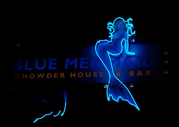 blue mermaid
