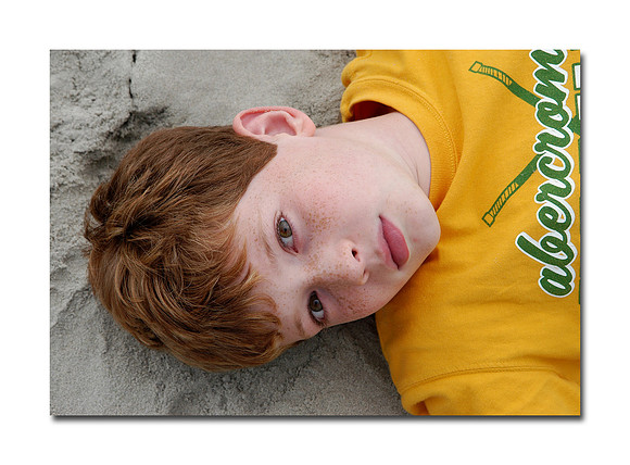 greg in the sand