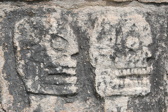 chichen itza stone carving