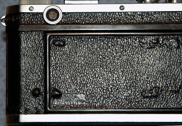 leather camera back imprint MIOJ