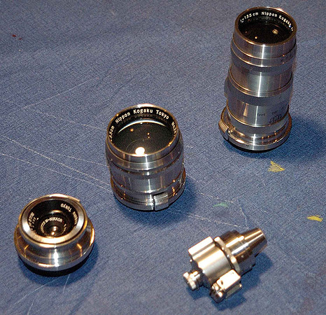35, 85 and 135 lenses with viewfinder