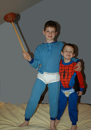 toilet plunger dynamic duo